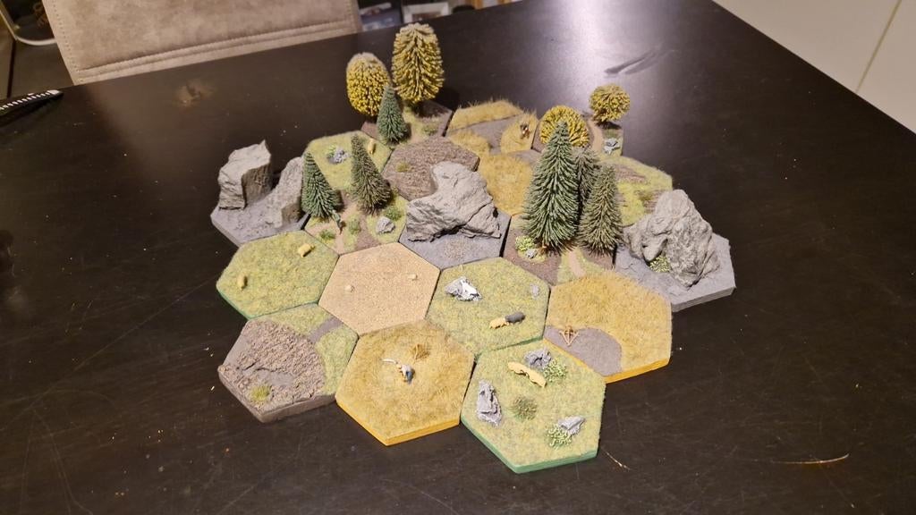 Unieke 3D Catan set - Zelfgemaakt, zonder zeetegels, Ophalen of Verzenden