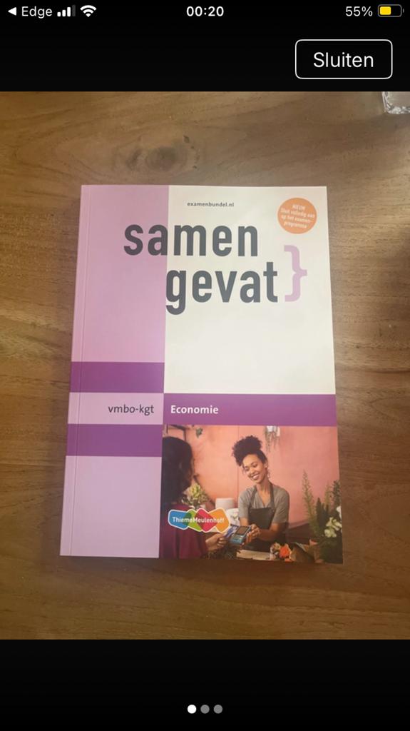 Samen gevat/examenstof economie, Boeken, Ophalen of Verzenden, Zo goed als nieuw, VMBO, Economie