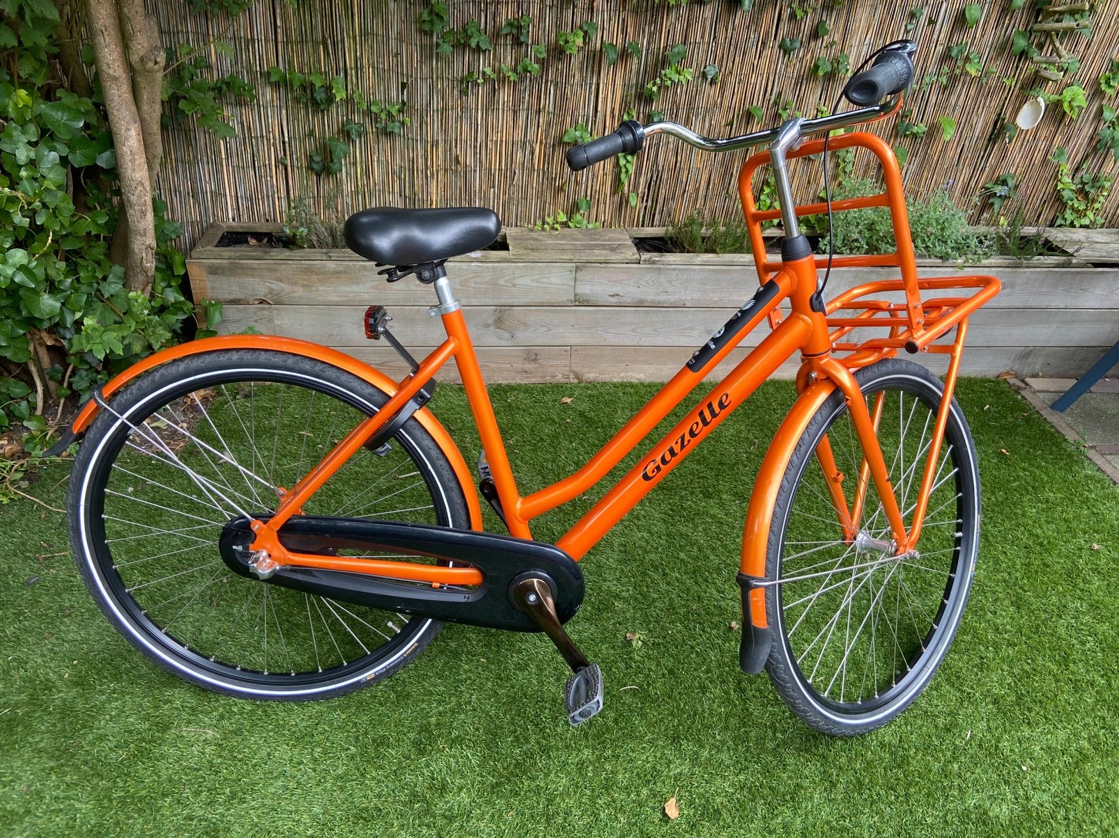 Gazelle Team NL transportfiets, Fietsen en Brommers, Ophalen, Terugtraprem, Gebruikt, Versnellingen