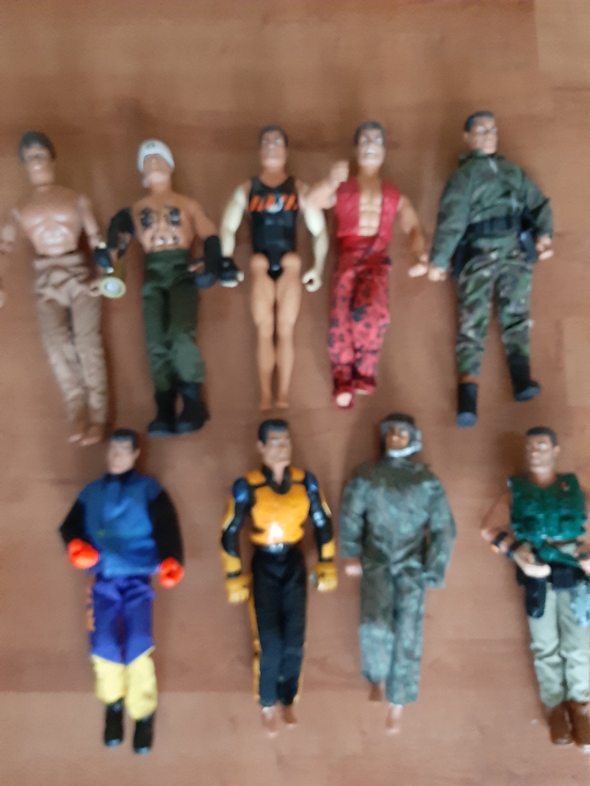 9 actiefiguren, Ophalen of Verzenden, Gebruikt