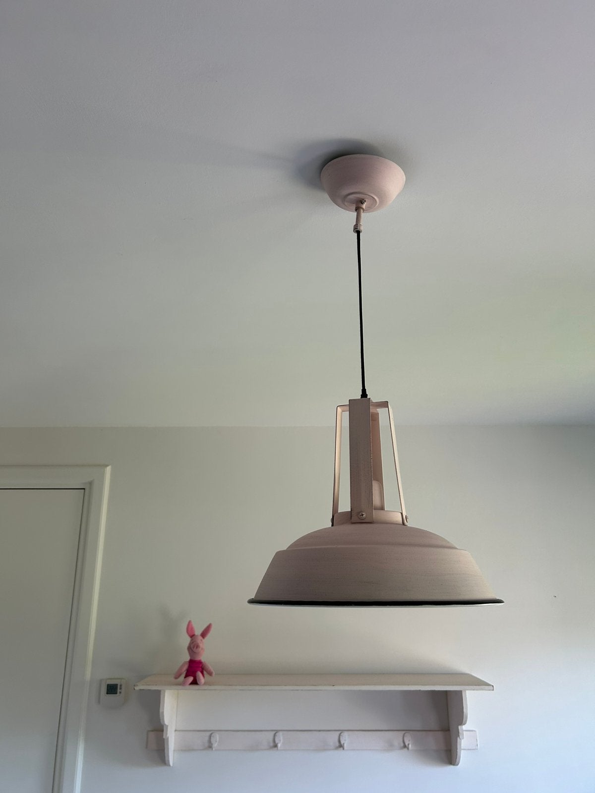 Hanglamp zacht roze, Roze, Ophalen of Verzenden, Gebruikt, Lamp