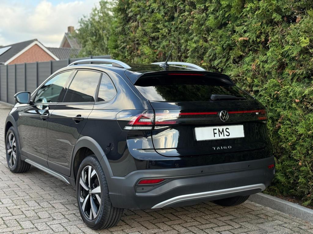 Volkswagen Taigo 1.0 TSI Life CarPlay ACC Automaat, Stof, Gebruikt, Zwart, Met garantie (alle)