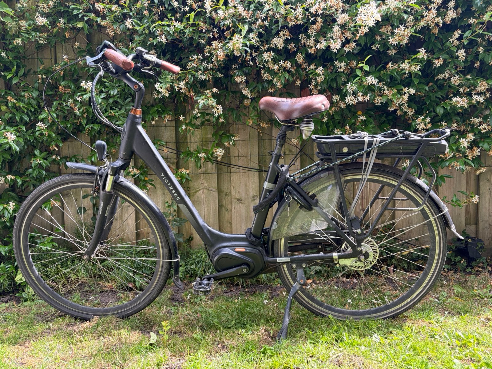 Elektrische damesfiets, Fietsen en Brommers, Fietsen | Dames | Damesfietsen, Gebruikt, Overige merken, Versnellingen, 47 tot 50 cm