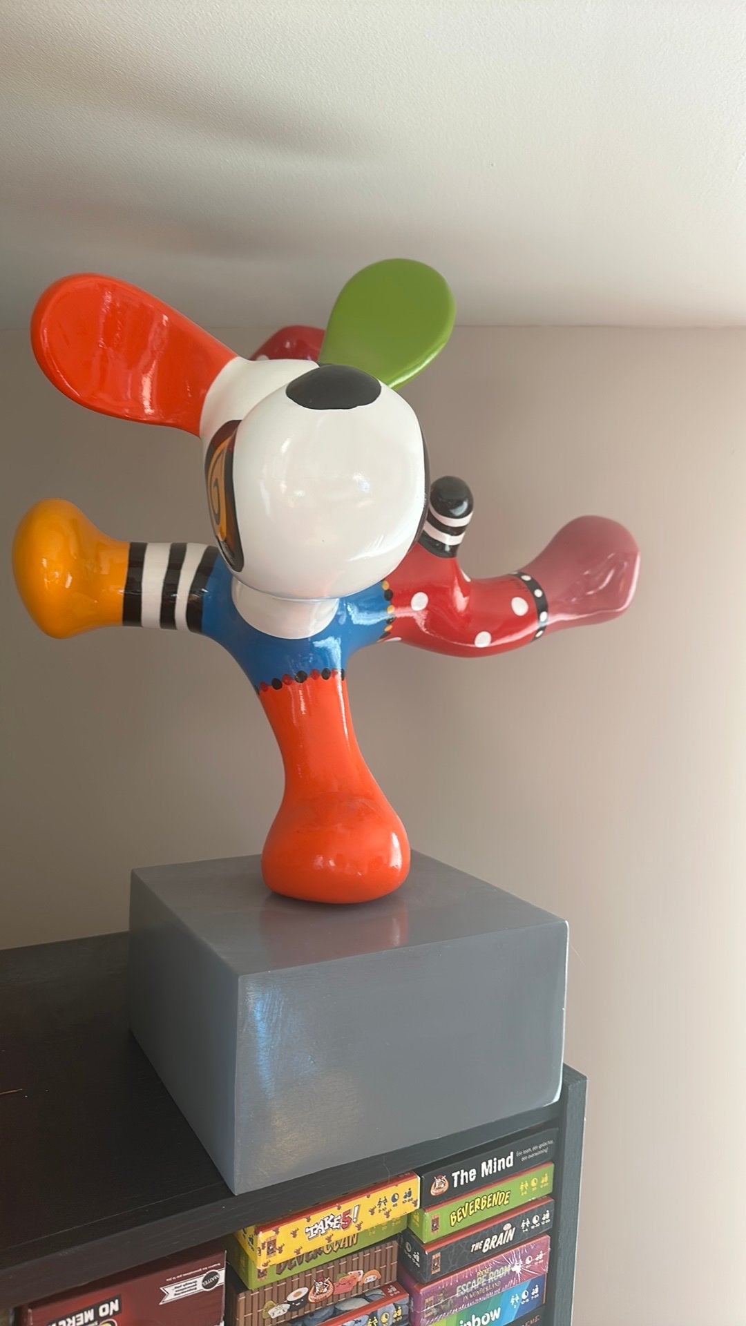 Jacky Zegers hond op standaard, Antiek en Kunst, Ophalen