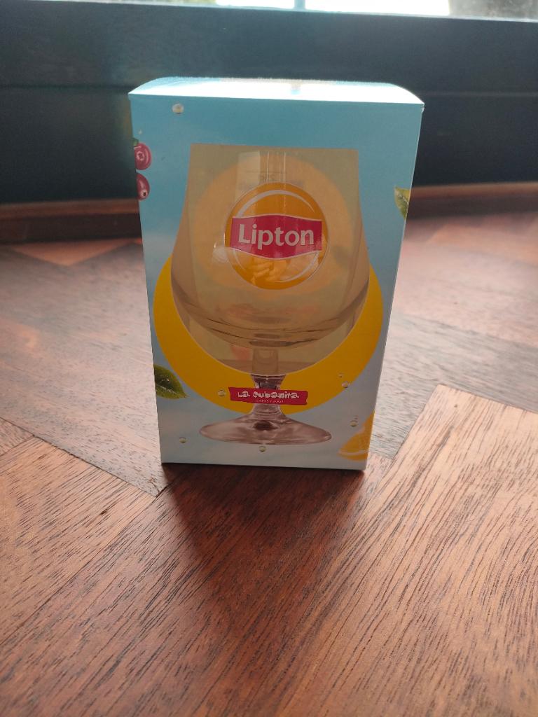 Lipton glas nieuw, Ophalen, Nieuw, Bierglas