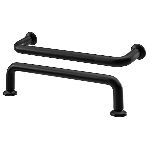 IKEA Baggänas Handgreep, Handgreep, zwart, 143 mm - 5 stuks, Ophalen, Zo goed als nieuw, 100 tot 250 mm, Overige typen