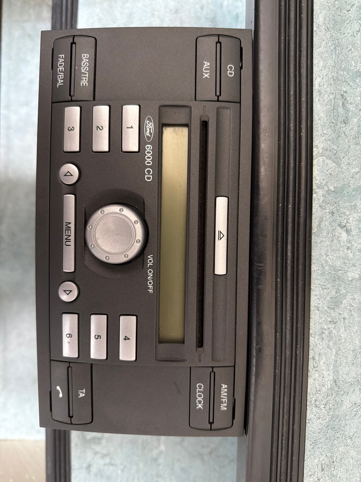 Ford 6000 CD autoradio - origineel en functioneel, Auto diversen, Autoradio's, Ophalen, Gebruikt