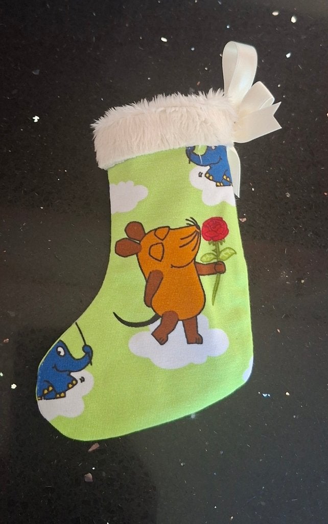 Nieuw- kerstsokje die Mause- de Muis, Verzamelen, Ophalen of Verzenden, Nieuw, Tv, Overige typen