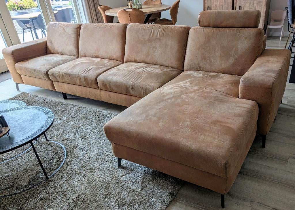 Bankstel, Huis en Inrichting, Banken | Bankstellen, Ophalen, Gebruikt, 300 cm of meer, 75 tot 100 cm