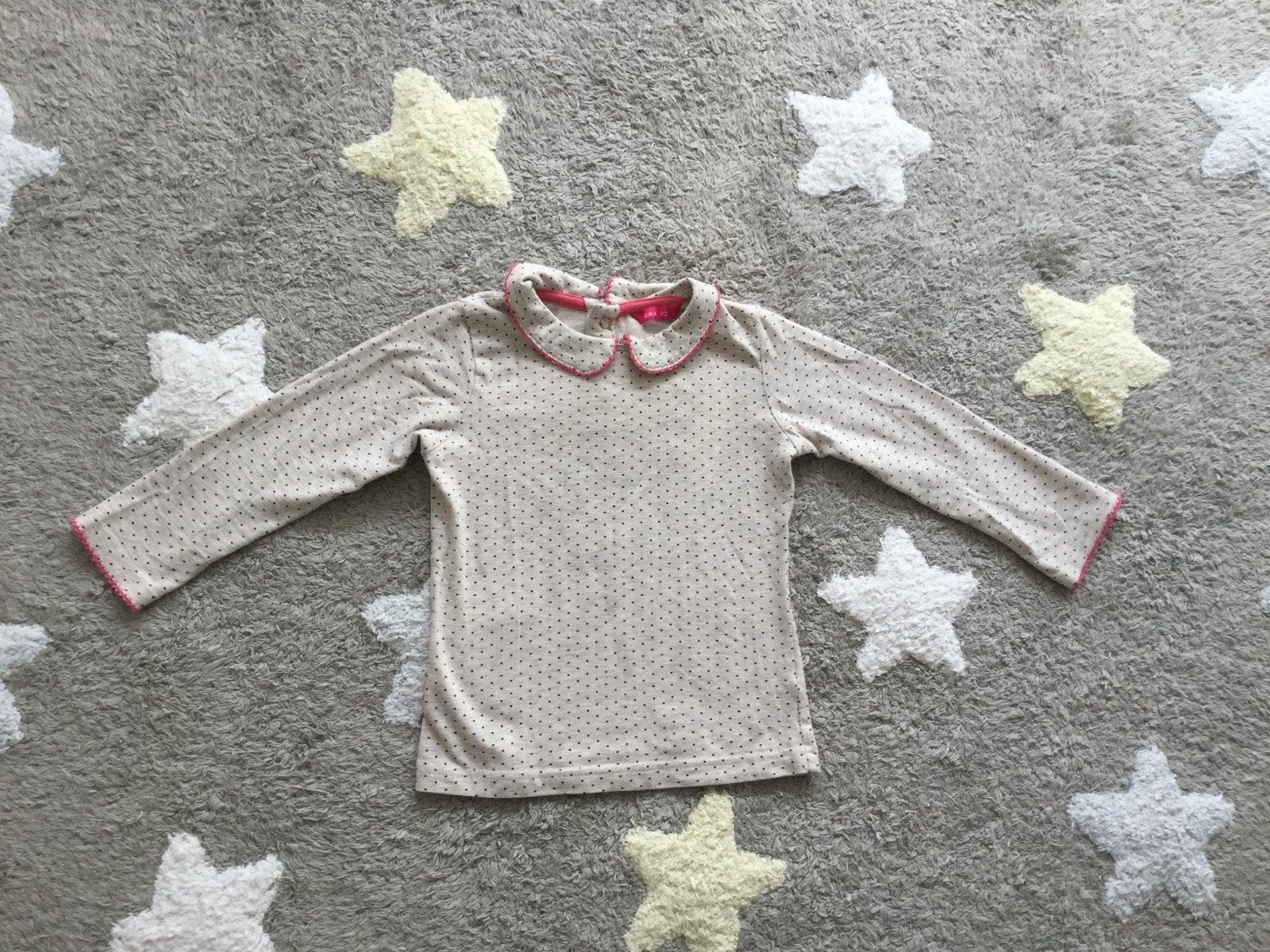 Hema  Shirt Lange Mouw Stipjes Maat 92.Nieuwstaat, Kinderen en Baby's, Ophalen of Verzenden, Zo goed als nieuw, Meisje, Shirt of Longsleeve