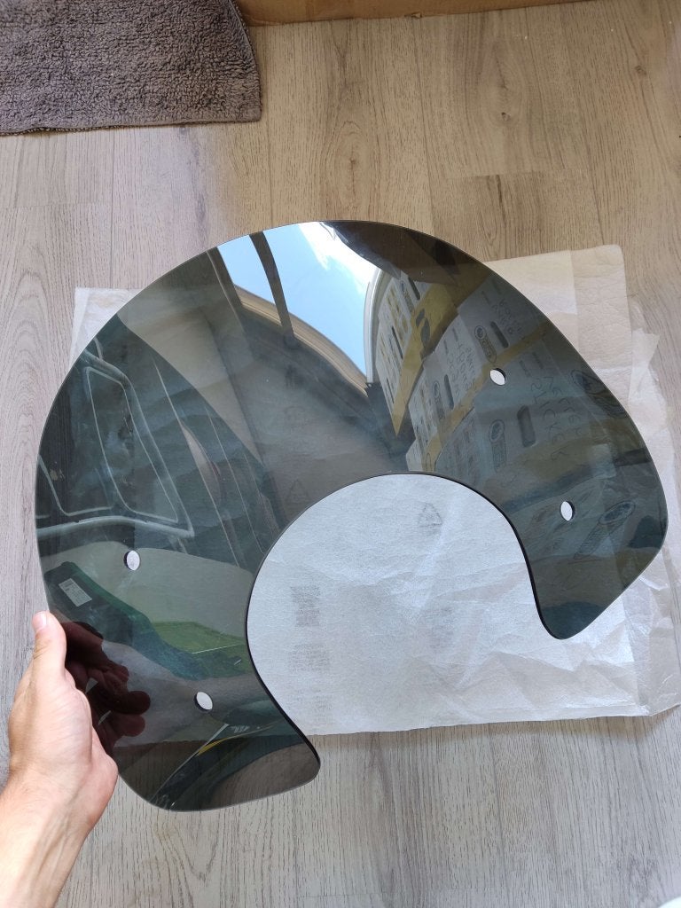 Windscherm Vespa GTS laag smoke NIEUW, Fietsen en Brommers, Info@jynkx.com, Nieuw, Ophalen of Verzenden, Piazza 99