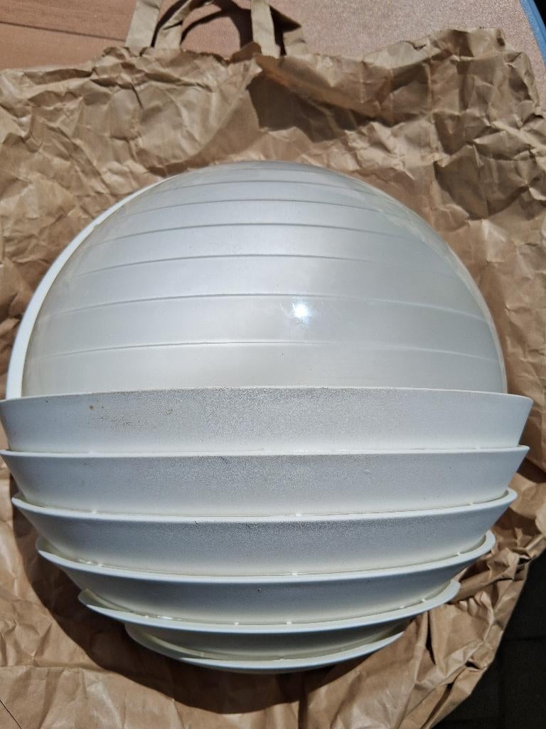 Designlamp made in Italy wit, Huis en Inrichting, Lampen | Plafondlampen, Ophalen, Gebruikt, Glas, Murano ?