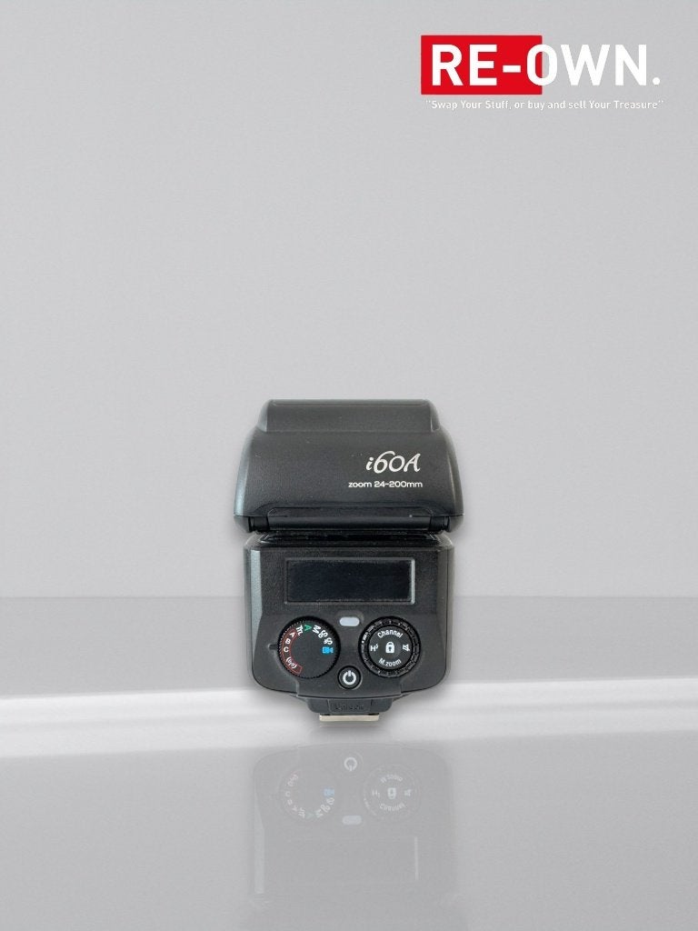 Nissin i60A Flitser for Fujifilm zoom 24-200mm (topstaat)., Overige merken, Kantelbaar, ,, Nissin