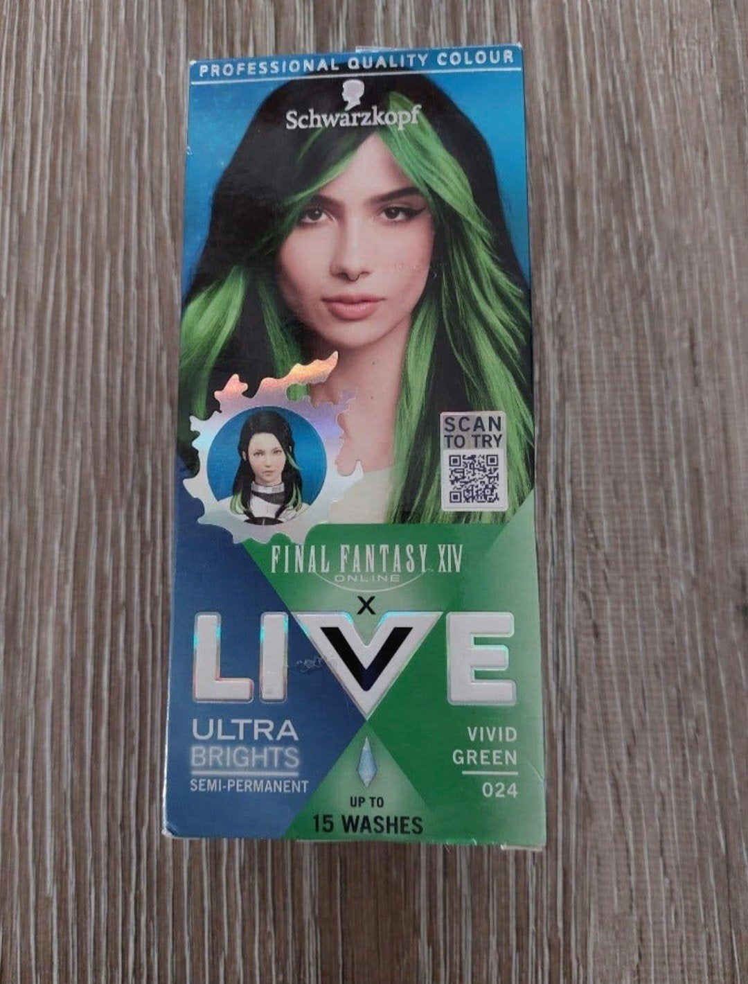 Schwarzkopf Live Ultra Brights Green haarverf (advr 484), Ophalen of Verzenden, Nieuw, Overige typen