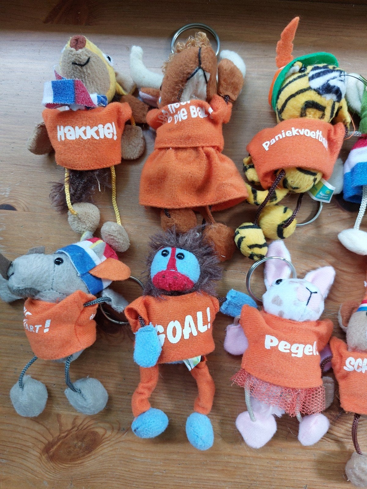 Super de boer oranje bungels knuffeltjes voetbal WK, Ophalen of Verzenden
