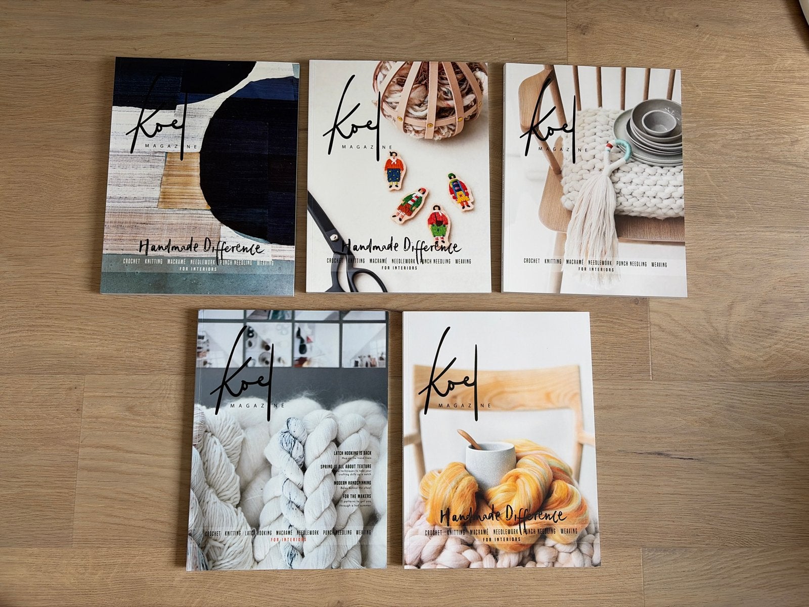 5x Koel Magazine - The new standard for yarn crafting, Boeken, Ophalen of Verzenden, Zo goed als nieuw, Overige typen