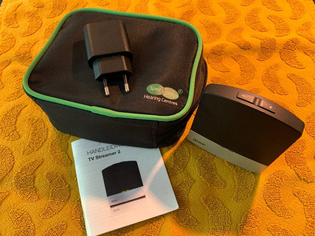TV Streamer 2. Voor hoortoestellen, Ophalen of Verzenden, Gebruikt, Optische audio