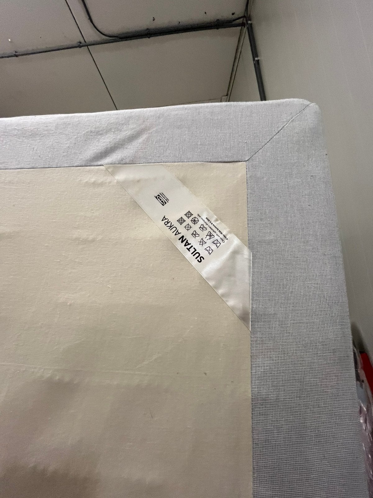 IKEA bed compleet, inclusief originele matras en hoofdbord, Ophalen of Verzenden, Zo goed als nieuw, Tweepersoons, 160 cm