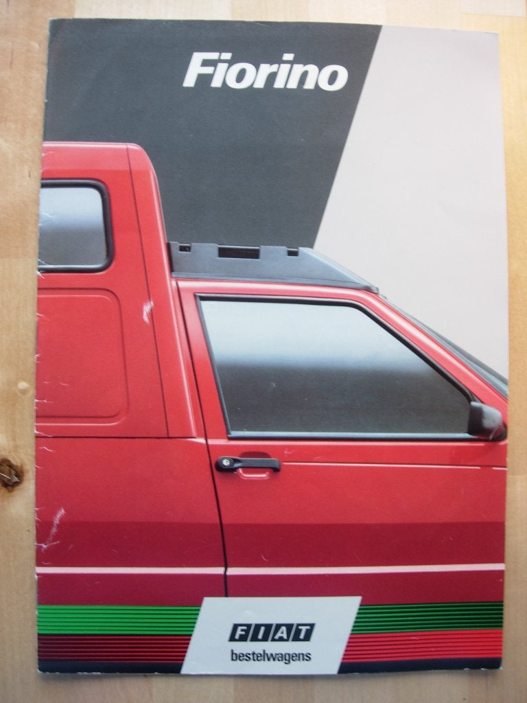 Fiat Fiorino Brochure 1990 – Bestelwagen & Pick-Up, Ophalen of Verzenden, Zo goed als nieuw, Overige merken, Fiat