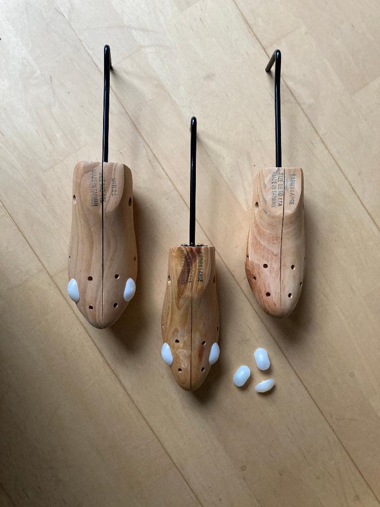 Authentieke houten schoenspanners, Ophalen of Verzenden, Zo goed als nieuw, Bruin, Overige typen