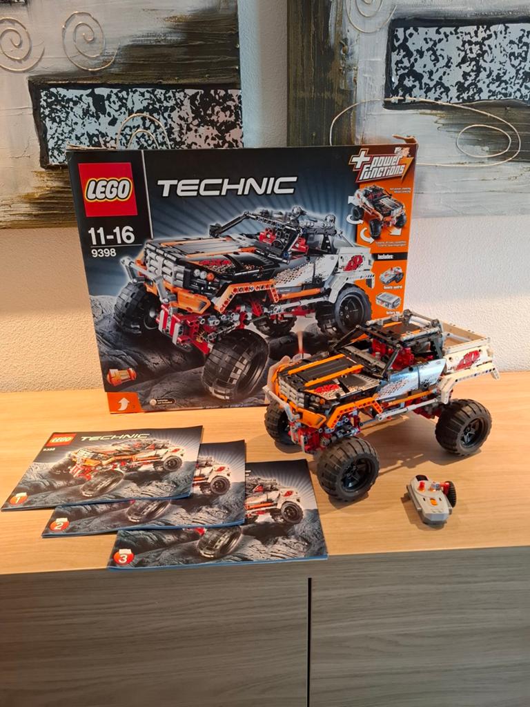 LEGO Technic 9398 4x4 Crawler ZGAN, Lego, Ophalen of Verzenden, Zo goed als nieuw, Technic