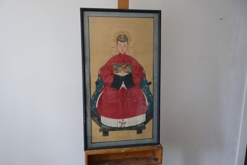 Traditioneel Chinees voorouderportret, Ophalen of Verzenden