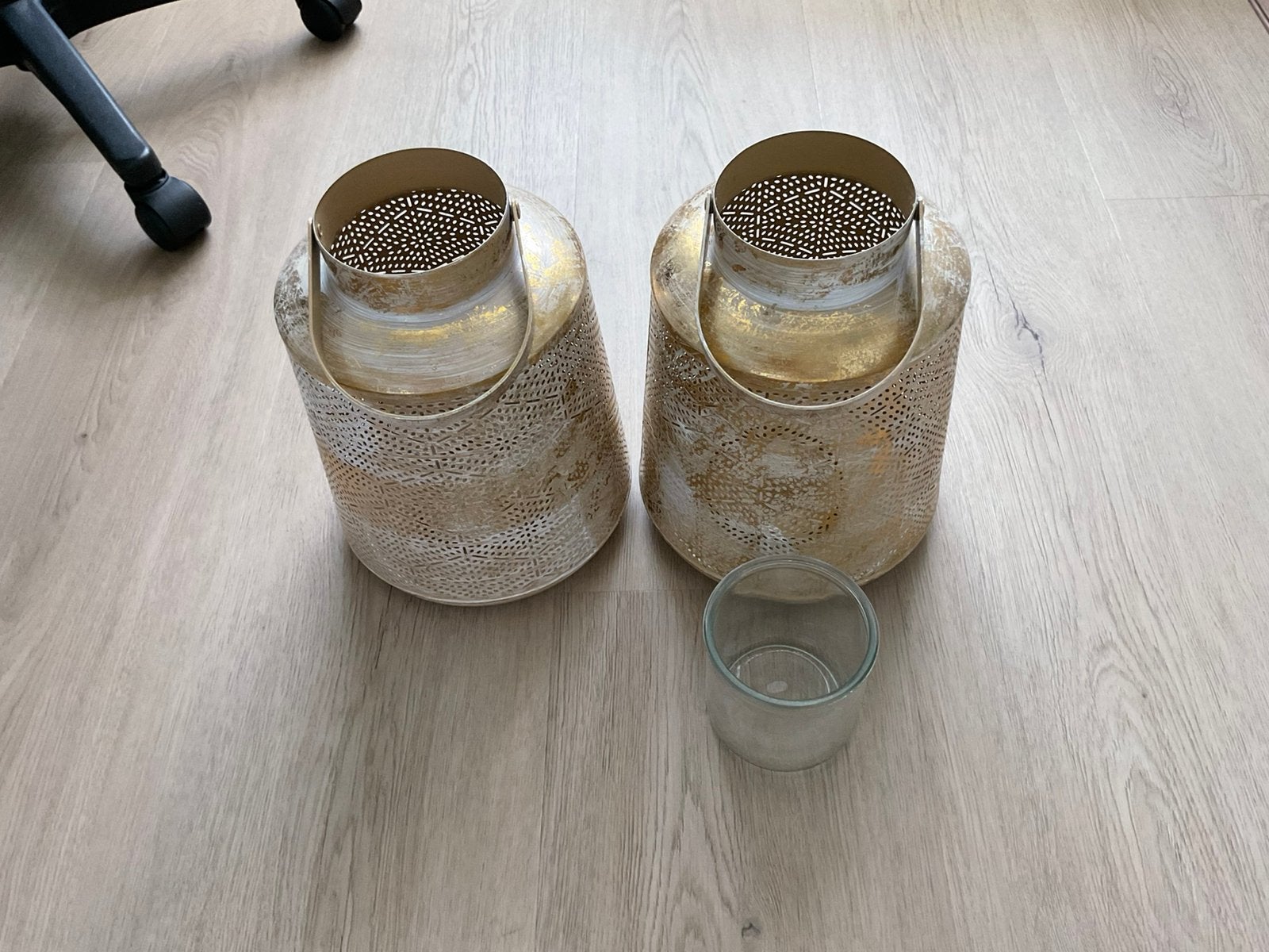 2 windlichten, Ophalen of Verzenden, Zo goed als nieuw