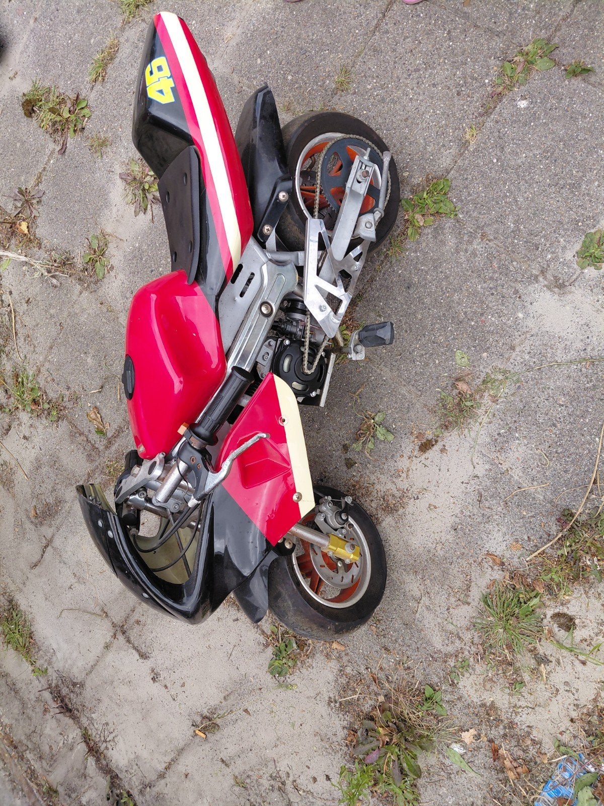 mini bike compleet, Fietsen en Brommers, Ophalen, Zo goed als nieuw, 50 cc, Overige typen