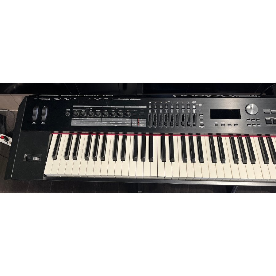 Roland RD-2000EX Stage Piano, https://www.roland.com/nl/support/, Gebruikt, Zwart, Ophalen of Verzenden