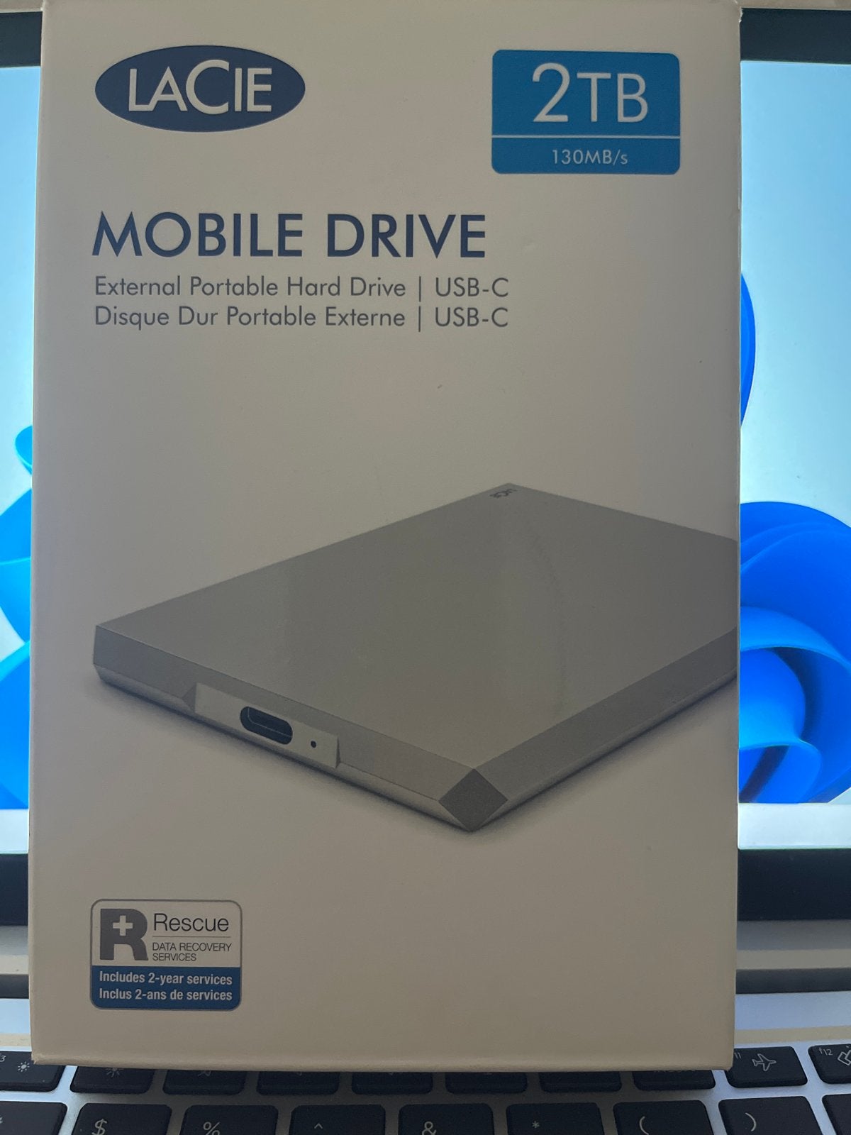 LaCie Mobile Drive 2TB USB-C Externe Harde Schijf, Server, HDD, Nieuw, Ophalen of Verzenden