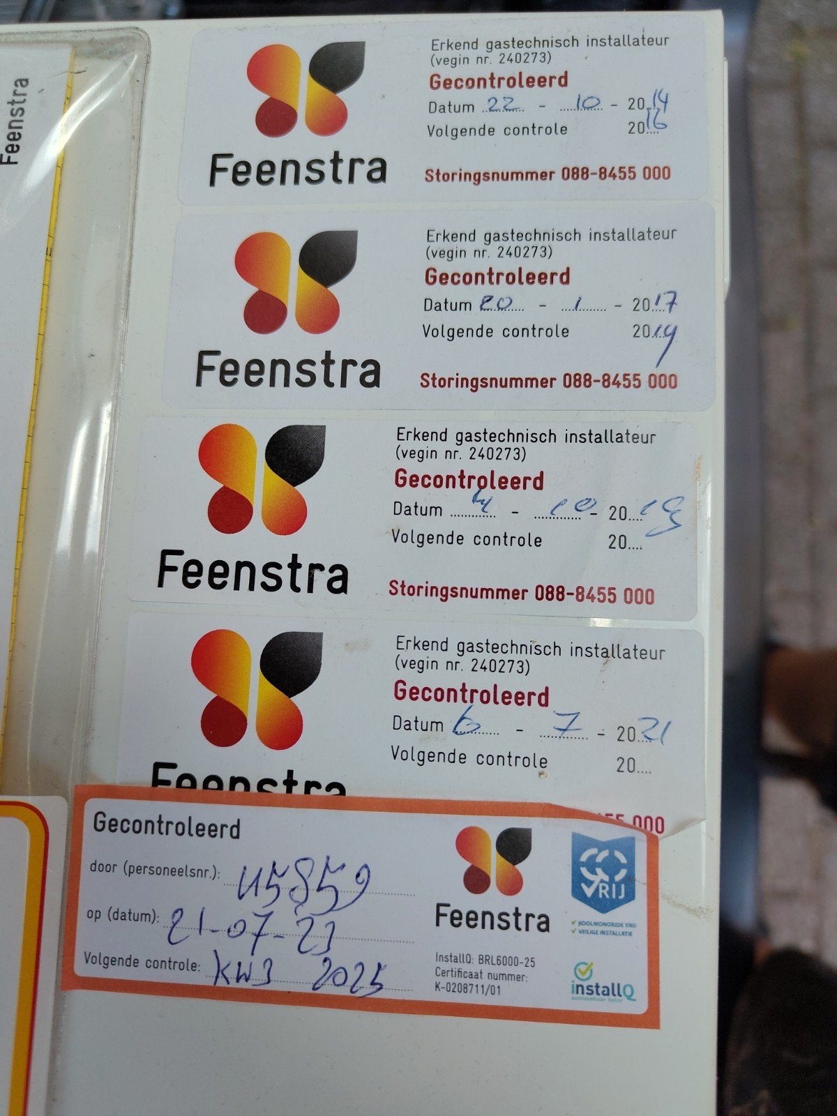 Remeha calenta 28c, Ophalen