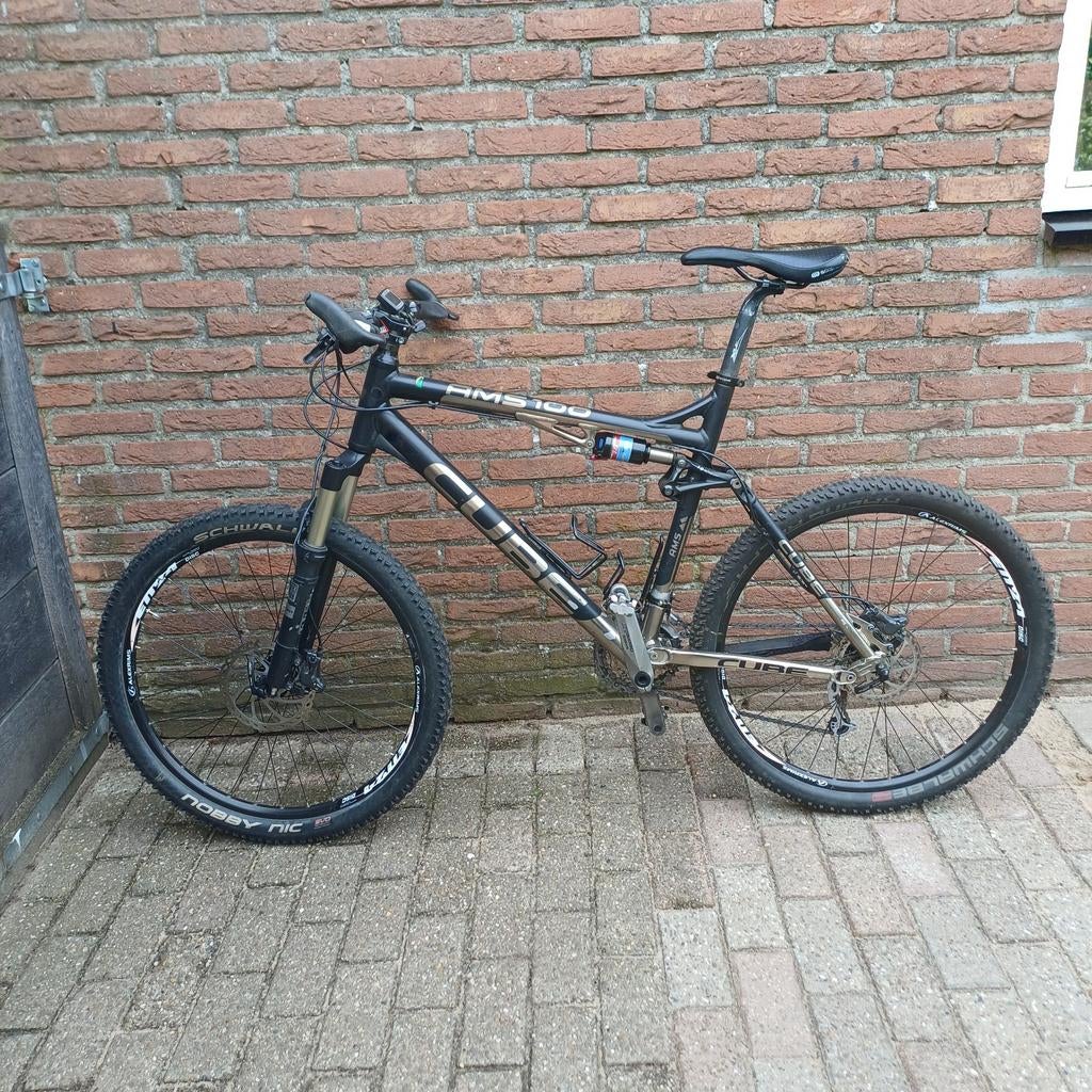 Heren mountainbike. CUBE, AMS 100, Gebruikt, Fully, Schijfrem, Ophalen