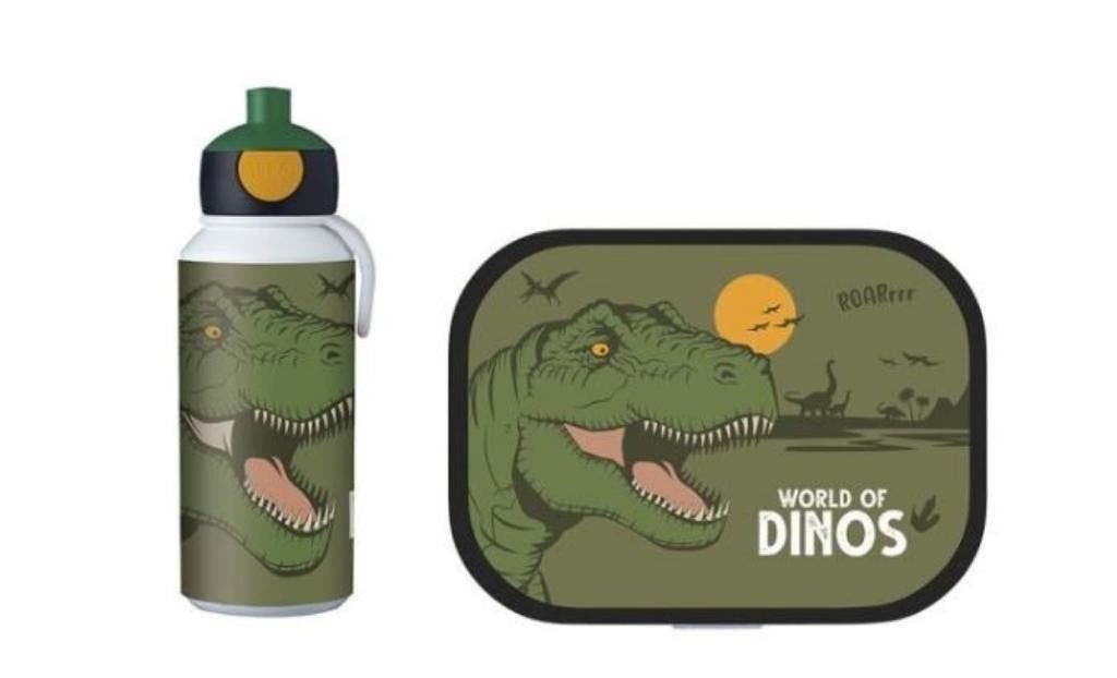 Dinosaurus Lunchbox, schoolbeker, pop-up beker - Mepal, Nieuw, Ophalen of Verzenden, Nvt, Nvt