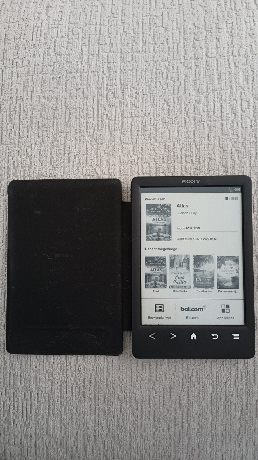 Sony e-reader prs-t3s, Computers en Software, E-readers, Ophalen, Gebruikt