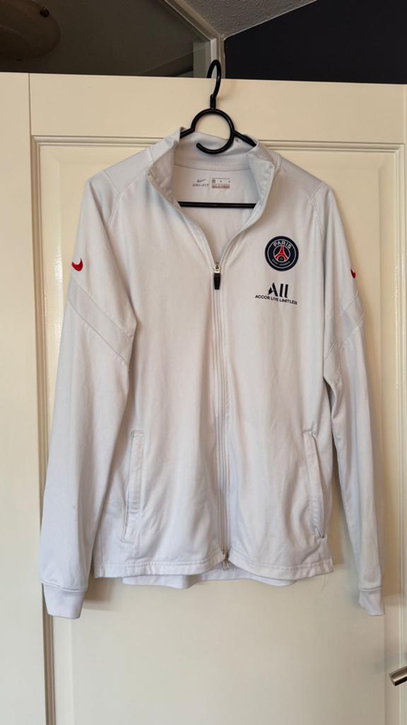 Nike PSG Trainingsjack - Wit, Ophalen of Verzenden, Gedragen, Wit, Overige typen