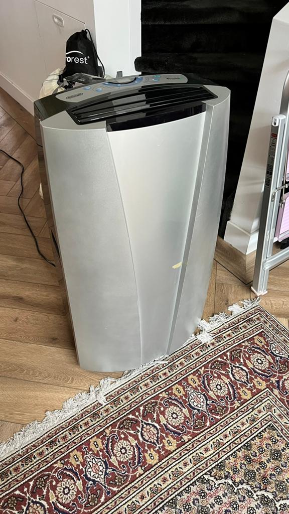 DeLonghi Pinguino PAC T100 eco mobiele airco 8000btu, Ophalen, Minder dan 60 m³, 3 snelheden of meer, Zo goed als nieuw