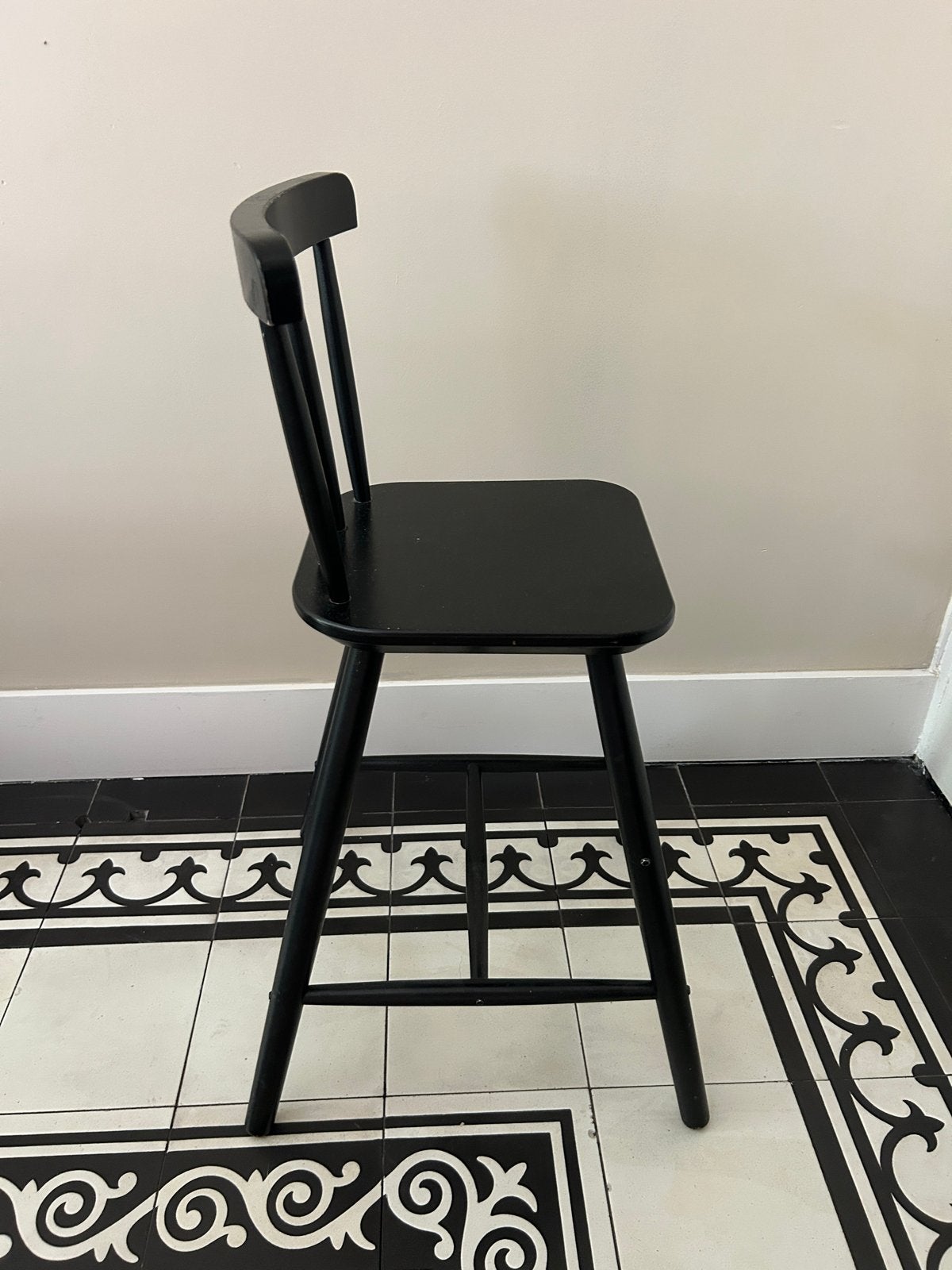 IKEA Kinderstoel Zwart Hout, Kinderen en Baby's, Kinderstoelen, Ophalen, Gebruikt, Overige typen