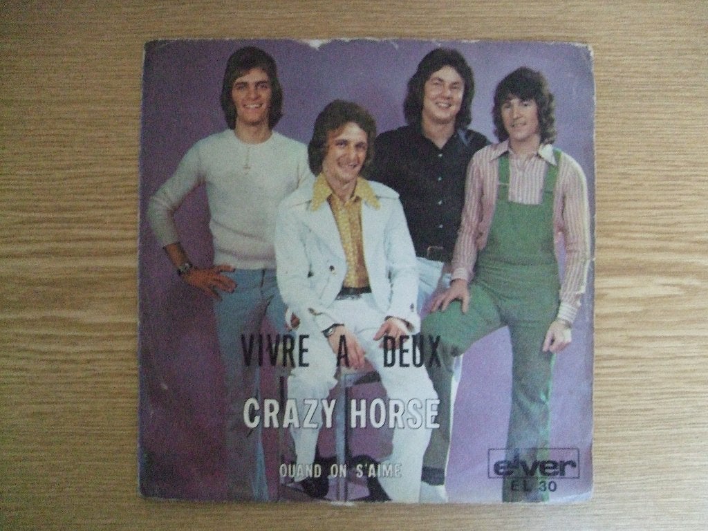 CRAZY HORSE    VIVRE A DEUX / QUAND ON S'AIME, 7 inch, Ophalen of Verzenden, Zo goed als nieuw, Pop