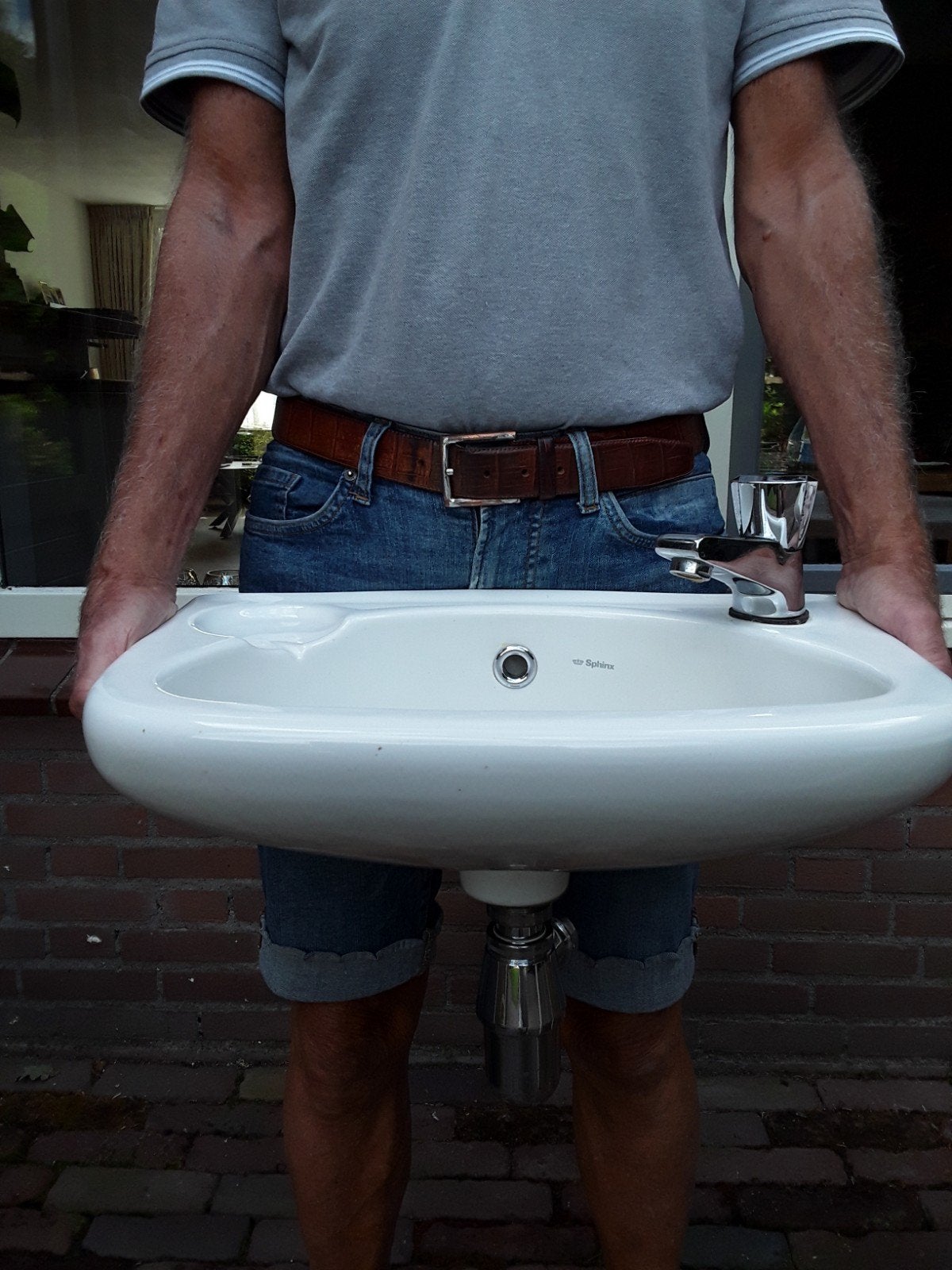Fonteintje/Wasbak, Doe-het-zelf en Verbouw, Ophalen, Zo goed als nieuw, Wastafel