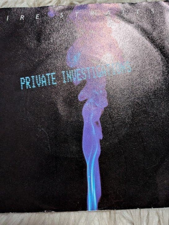 Dire Straits - Private Investigations 7 inch vinyl single, Gebruikt, 7 inch, EP, Rock en Metal