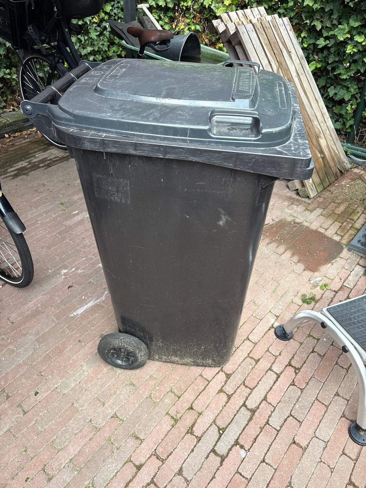 Kliko 240 liter, Ophalen of Verzenden, Gebruikt, Zwart, Kunststof