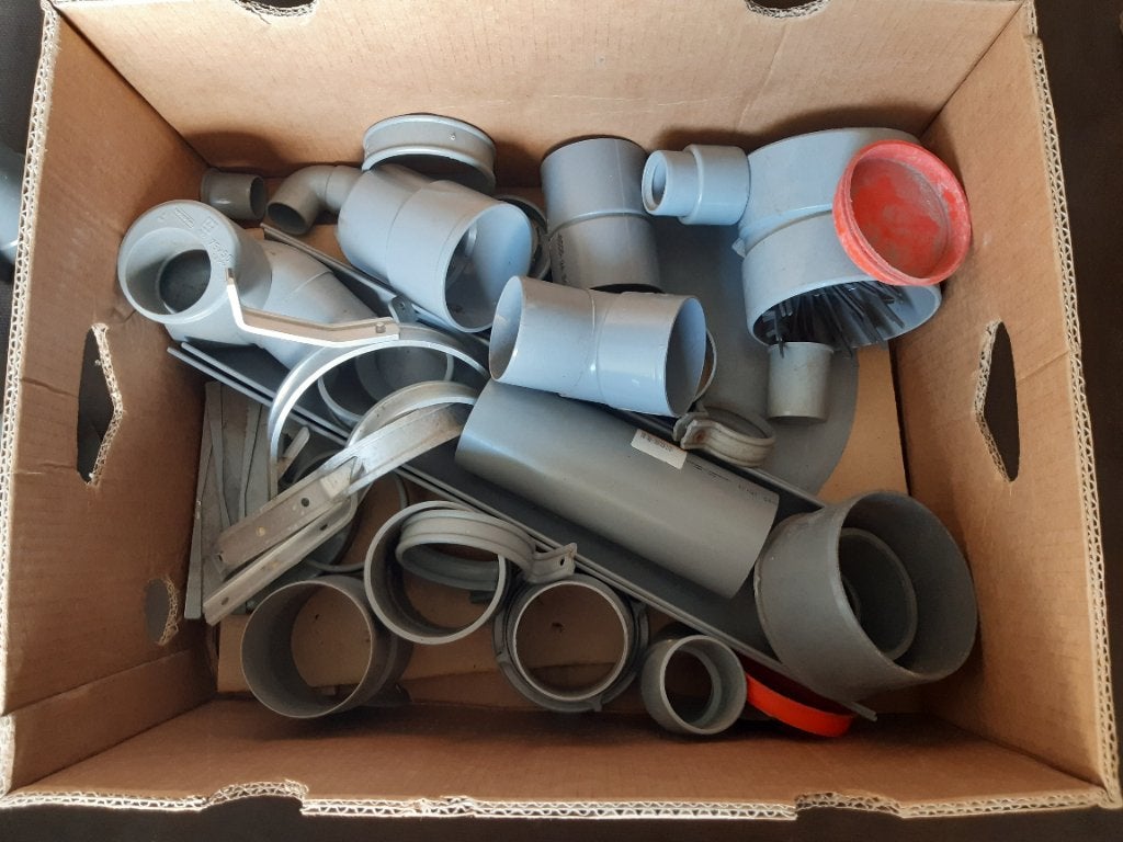 Pvc materiaal riool of afvoer, Ophalen, Bochten, Pvc, Zo goed als nieuw