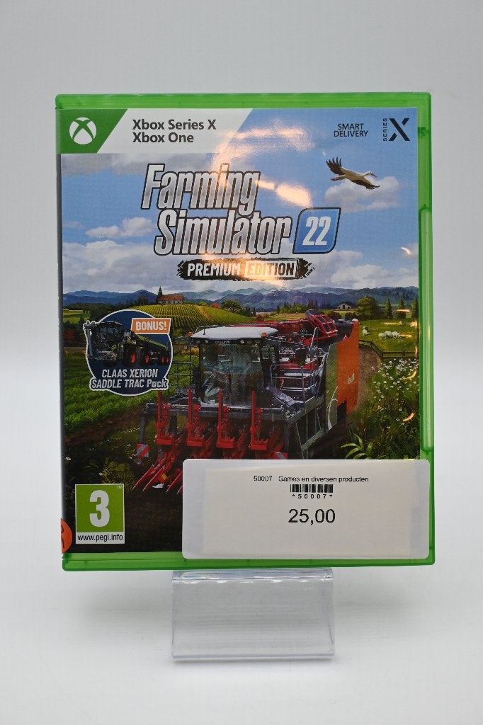 Farming Simulator 22 premium edition series x  x box one, Gebruikt, Vanaf 18 jaar, 1 speler, Ophalen of Verzenden