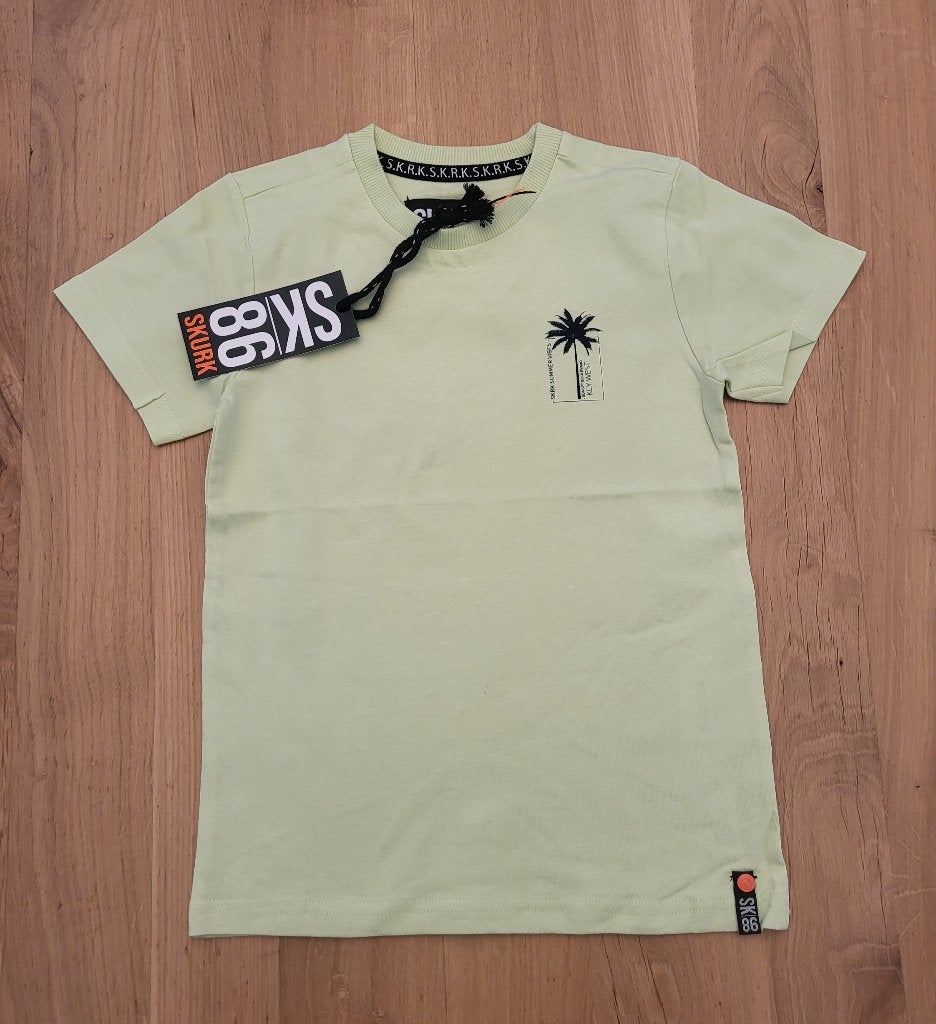 Nieuw! Skurk shirt, Tije, lime groen, maat 122/128, Kinderen en Baby's, Kinderkleding | Maat 122, Skurk, Nieuw, Ophalen of Verzenden