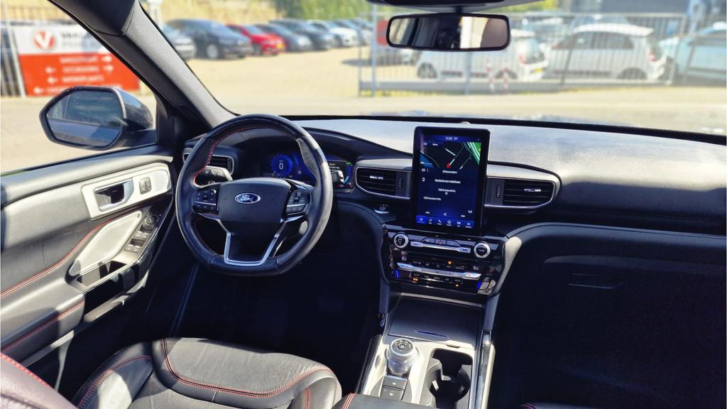 Ford Explorer 3.0 V6 PHEV ST-LINE |PANO|BTW|CARPLAY|STEOLVW&, Auto's, Ford, Zwart, Blauw, Bedrijf, 2956 cc