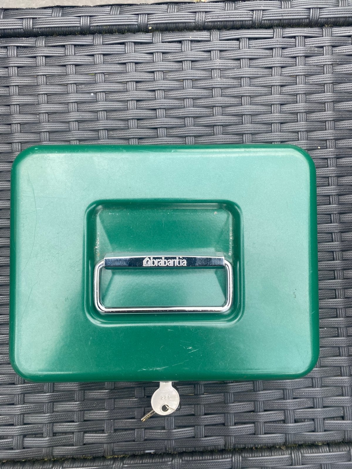Brabantia geld kist, Ophalen, Zo goed als nieuw, Metaal of Blik, Overige thema's
