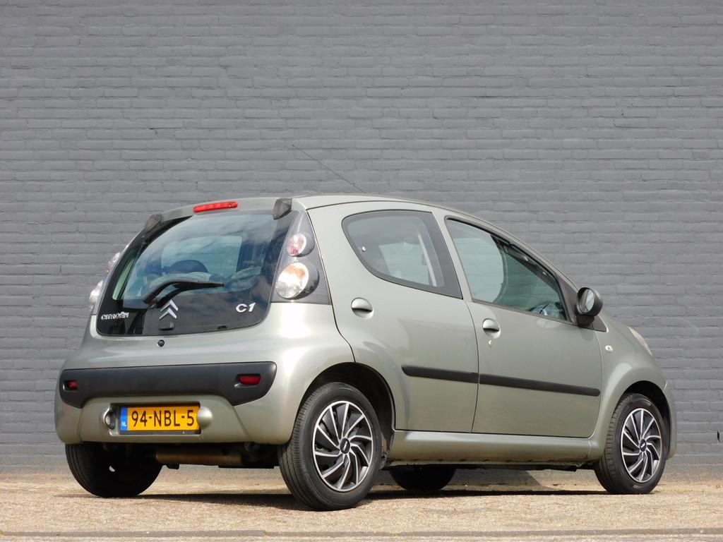 Citroën C1 1.0-12V Ambiance NETTE AUTO! AIRCO! APK T/M 8-5-, Auto's, Citroën, Voorwielaandrijving, Stof, Gebruikt, Zwart