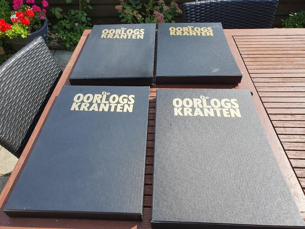 Set van 4 oorlogskranten, Boeken, Ophalen, Tweede Wereldoorlog