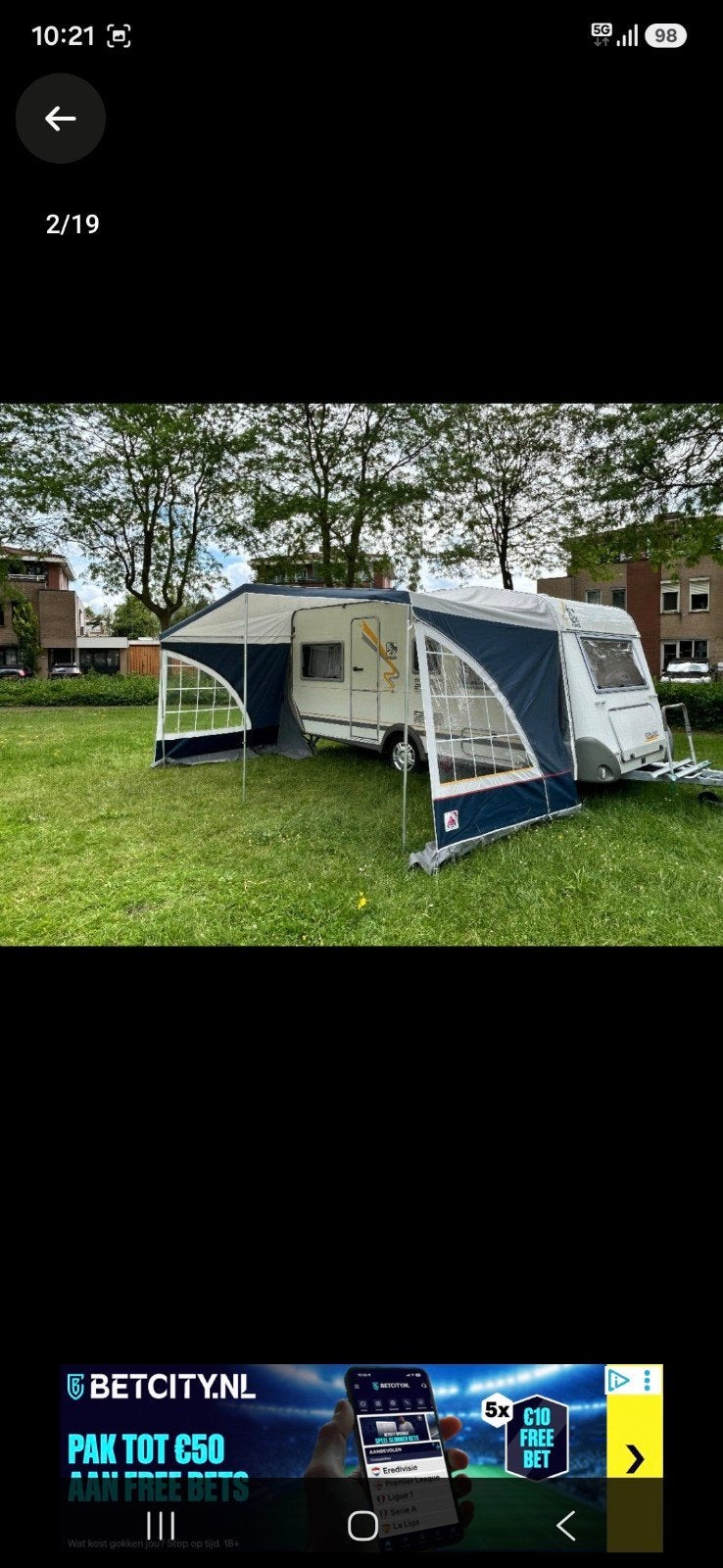 voortentluifel dorema maat 11, Caravans en Kamperen, Ophalen of Verzenden, Zo goed als nieuw