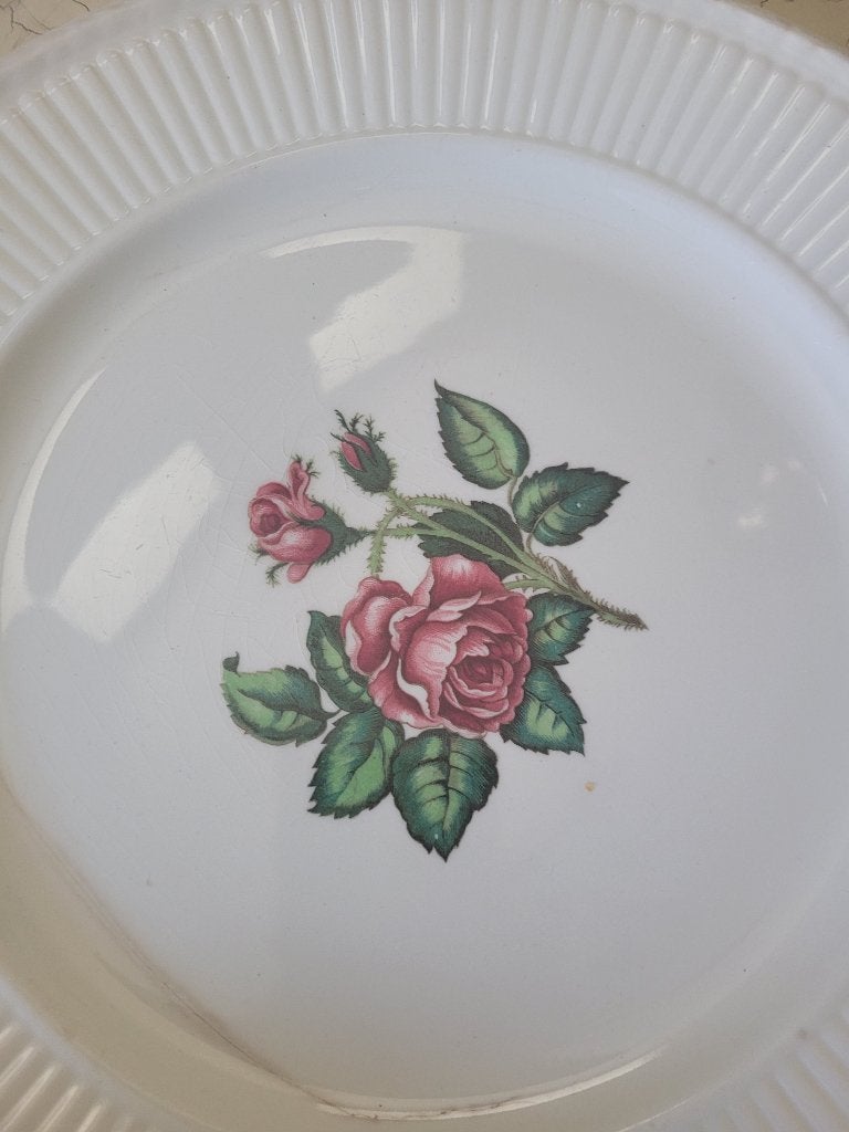 Vintage bord Rose Moss Vileroy & Boch foto 1 t/m 3, Heikant 21 Kaatsheuvel, Gebruikt, Villeroy & Boch, Belle Vieille Brocante
